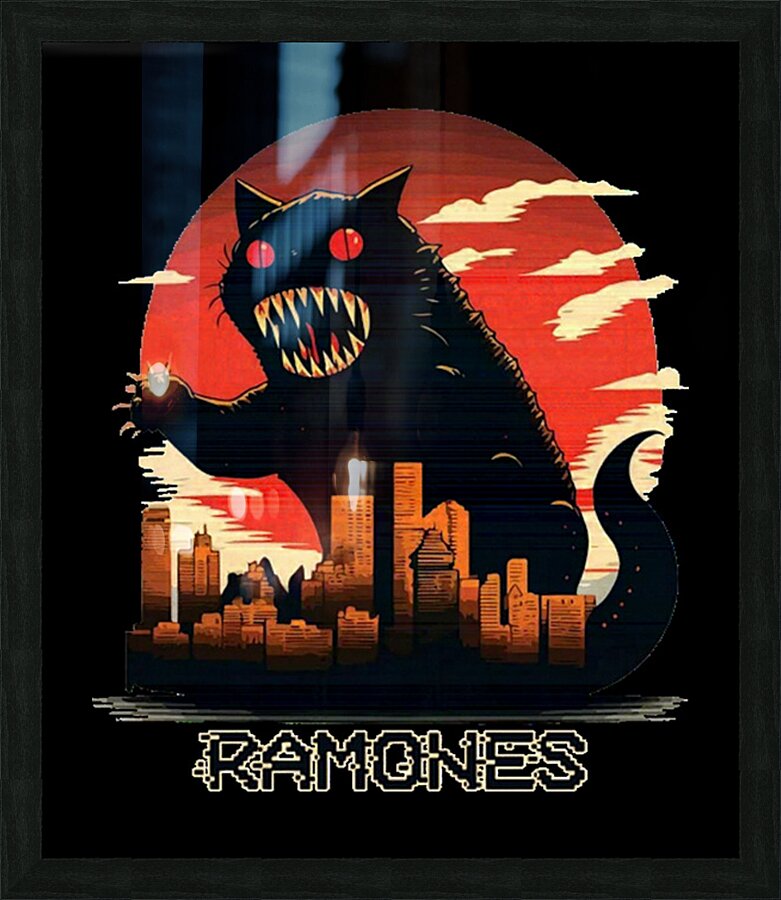 Ramones 28 Picture Frame print