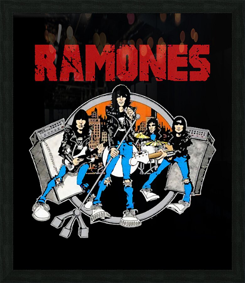 Ramones 29 Picture Frame print