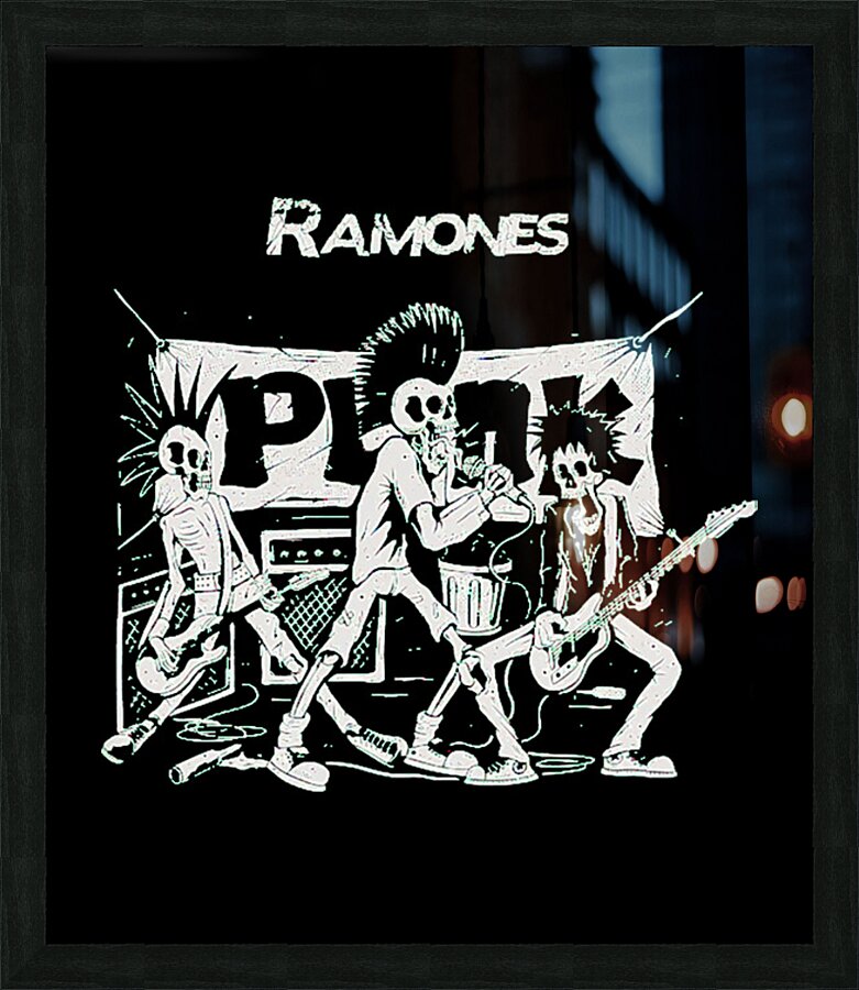 Ramones 30 Picture Frame print