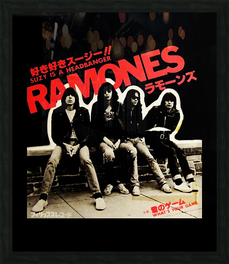 Ramones 34 Picture Frame print