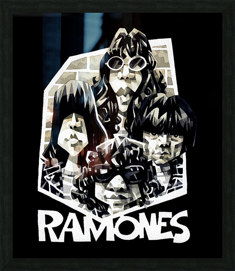 Ramones 37 Picture Frame print