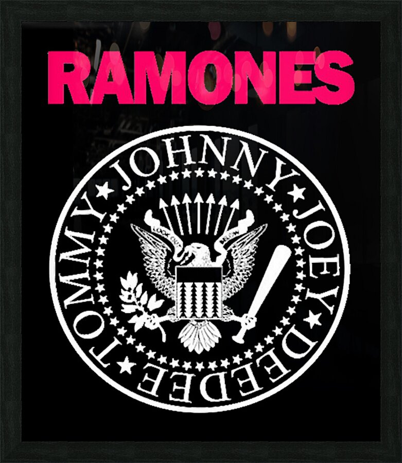 Ramones 41 Picture Frame print