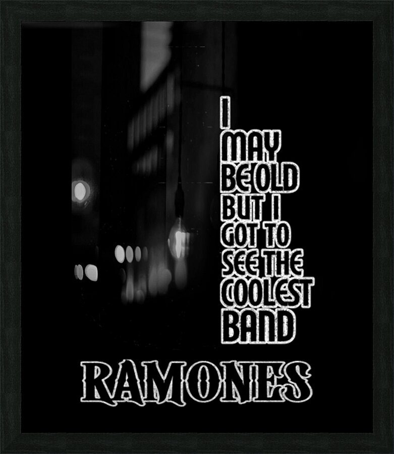 Ramones 42 Picture Frame print