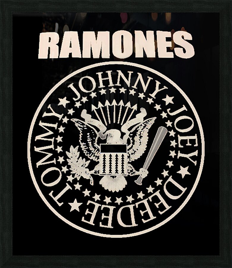 Ramones 49 Picture Frame print