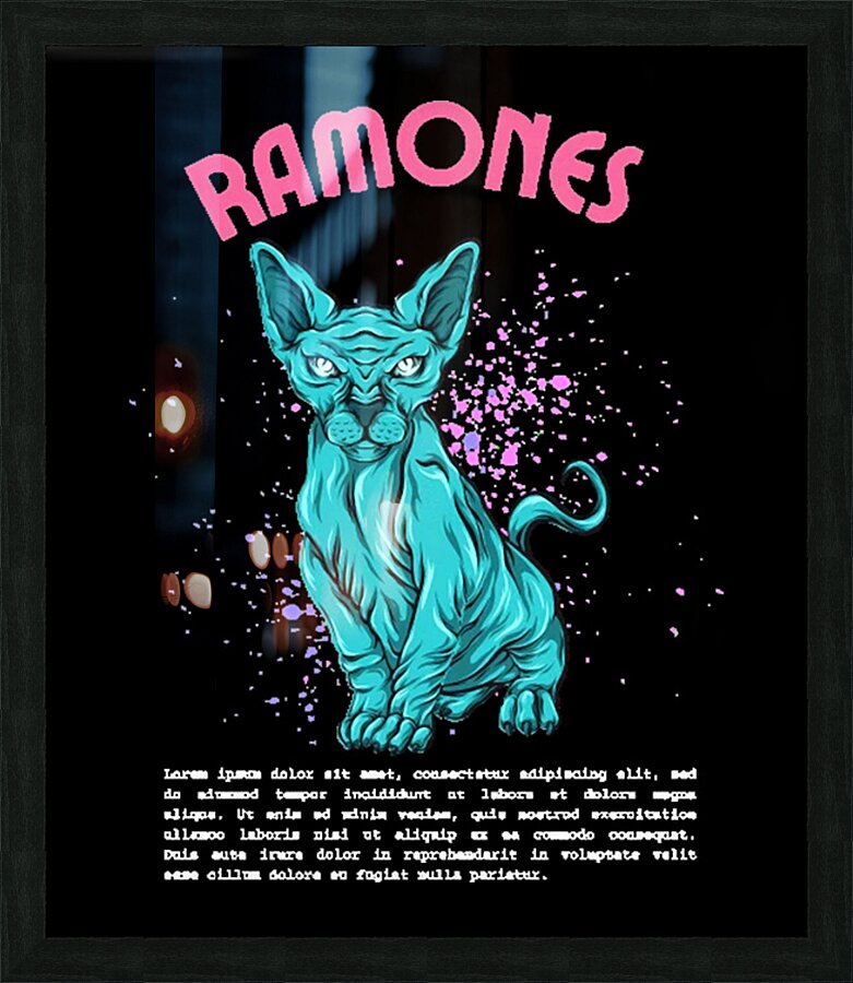 Ramones 70 Picture Frame print