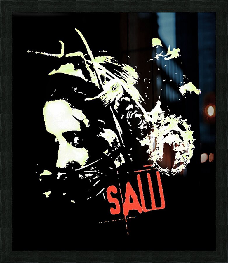 Saw 3 Picture Frame print