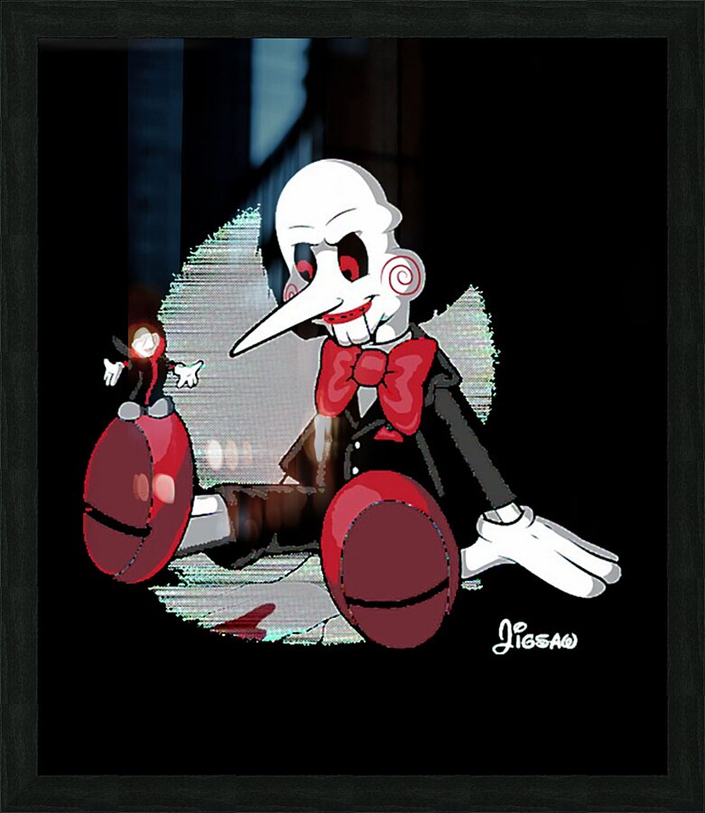 Saw 5 Picture Frame print