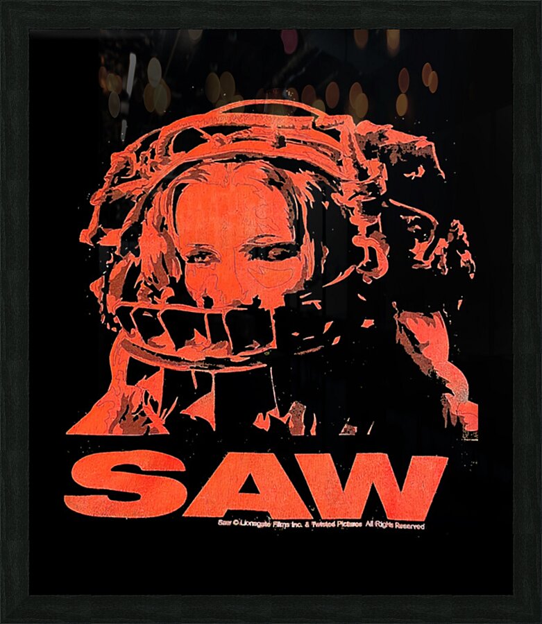Saw 10 Picture Frame print