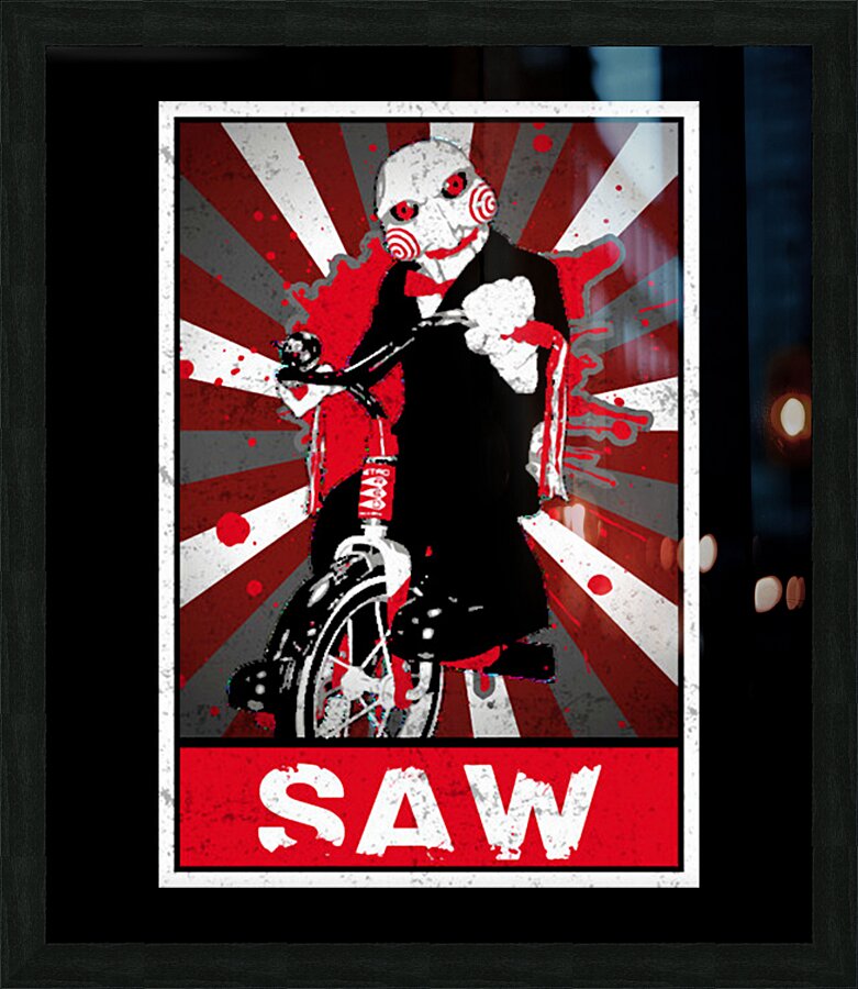 Saw 11 Picture Frame print