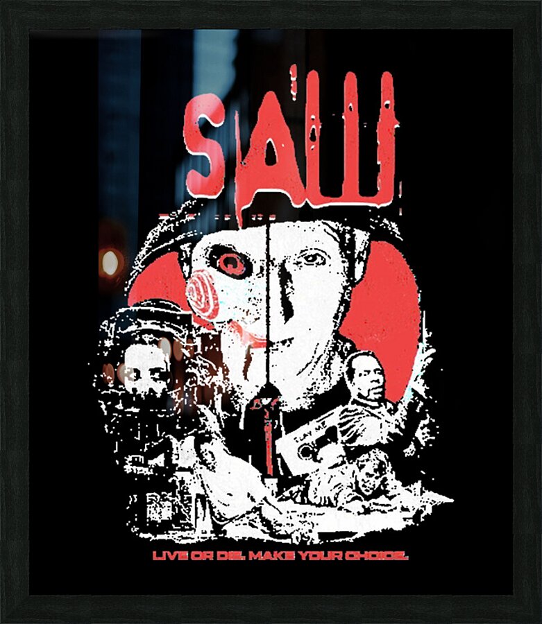 Saw 33 Picture Frame print