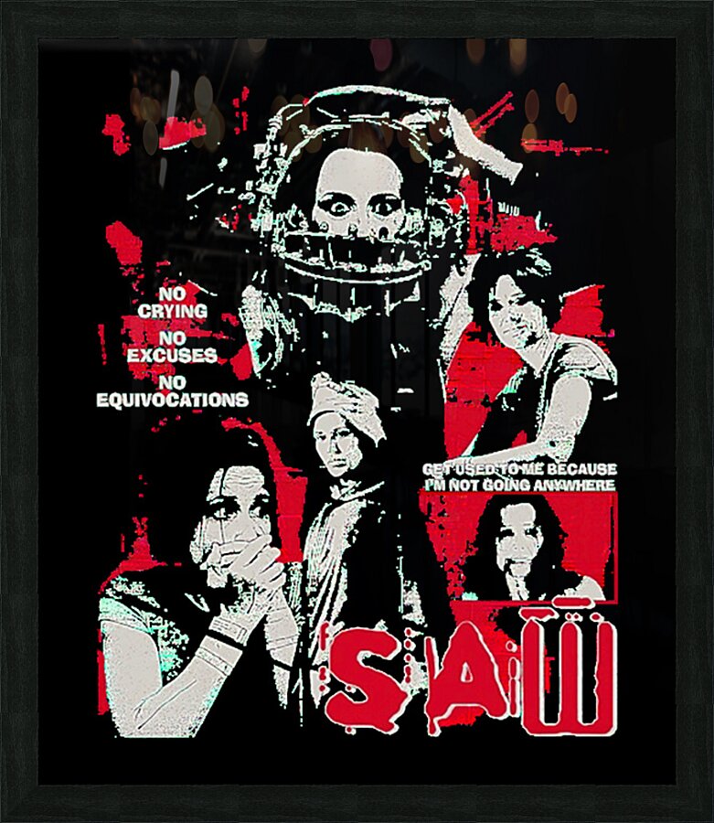 Saw 35 Picture Frame print