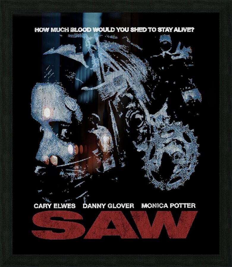 Saw 44 Picture Frame print