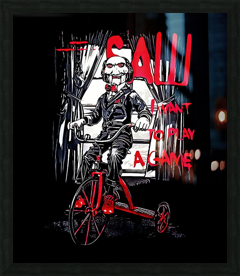 Saw 45 Picture Frame print