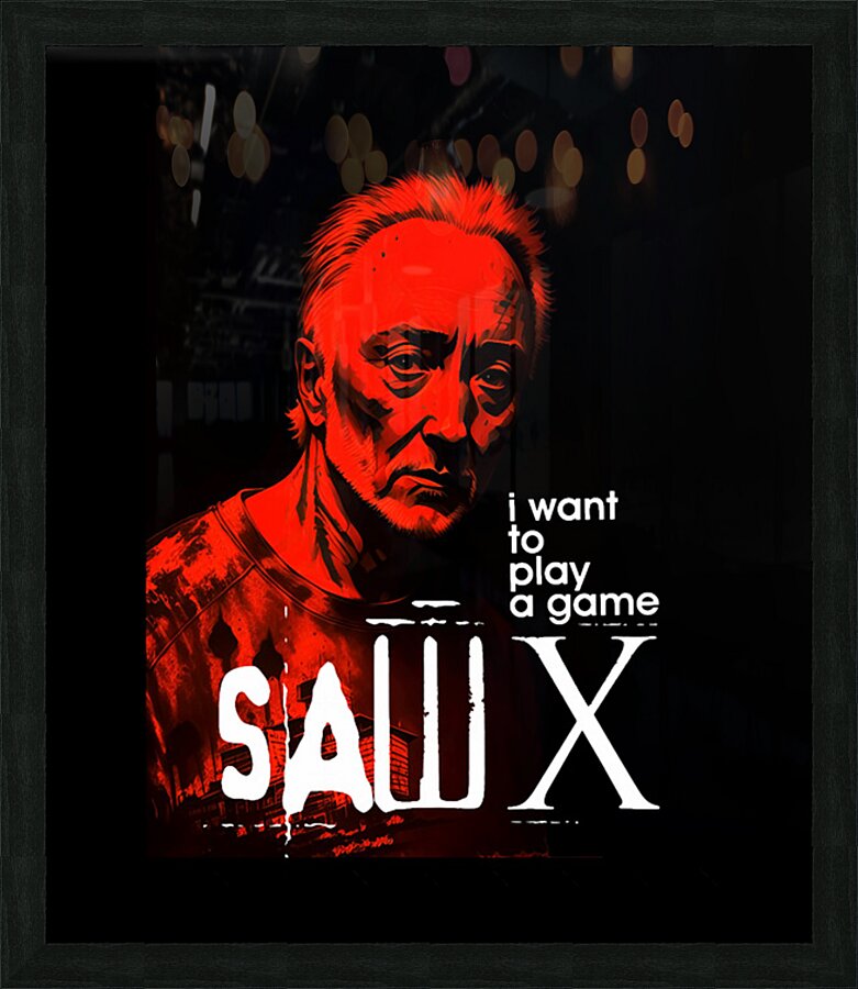 Saw 65 Picture Frame print