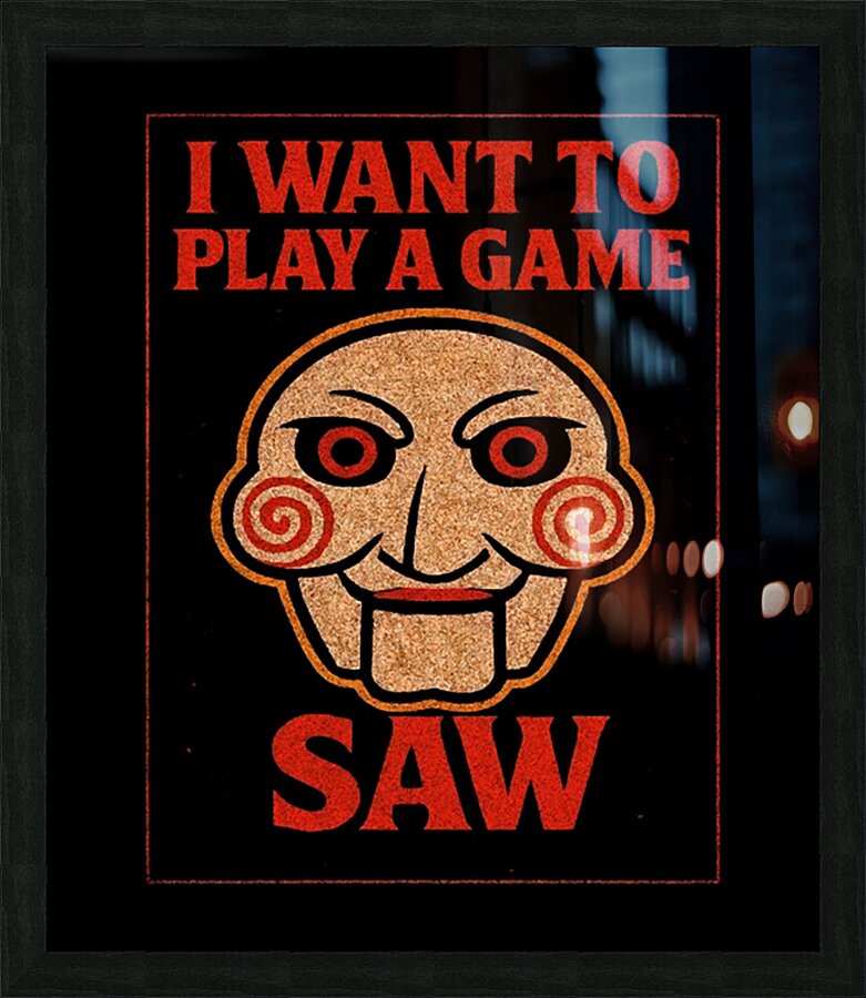 Saw 69 Picture Frame print