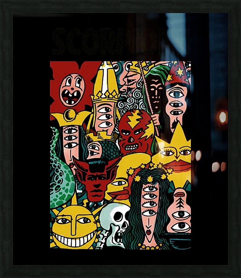 Scorpions 7 Picture Frame print