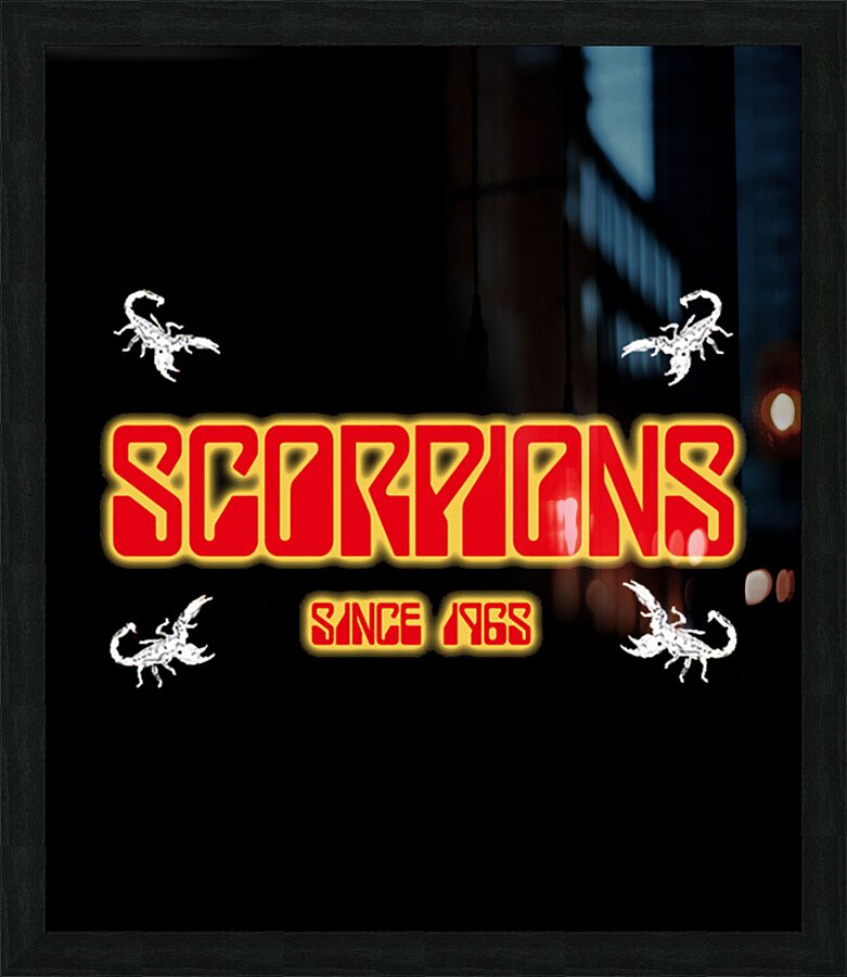 Scorpions 10 Picture Frame print