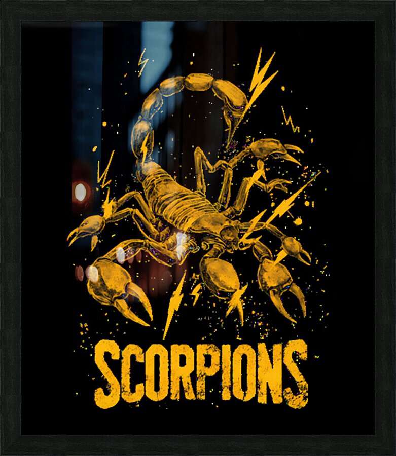 Scorpions 18 Picture Frame print