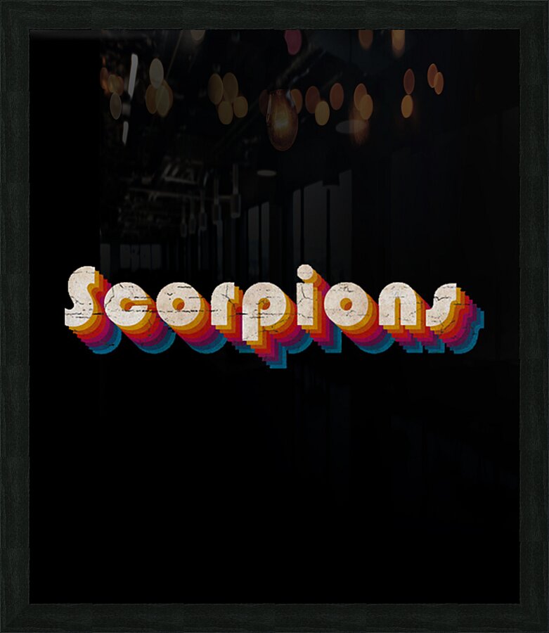 Scorpions 22 Picture Frame print
