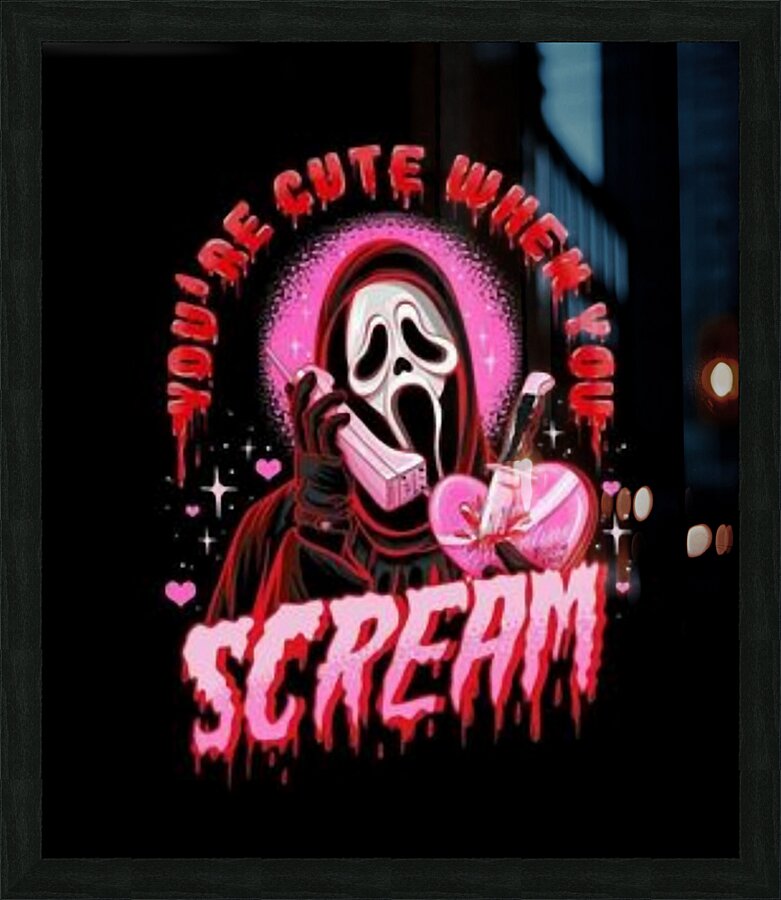 Scream 10 Picture Frame print