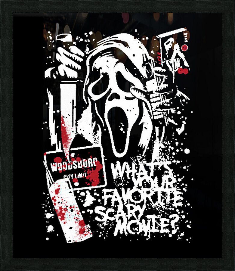 Scream 11 Picture Frame print