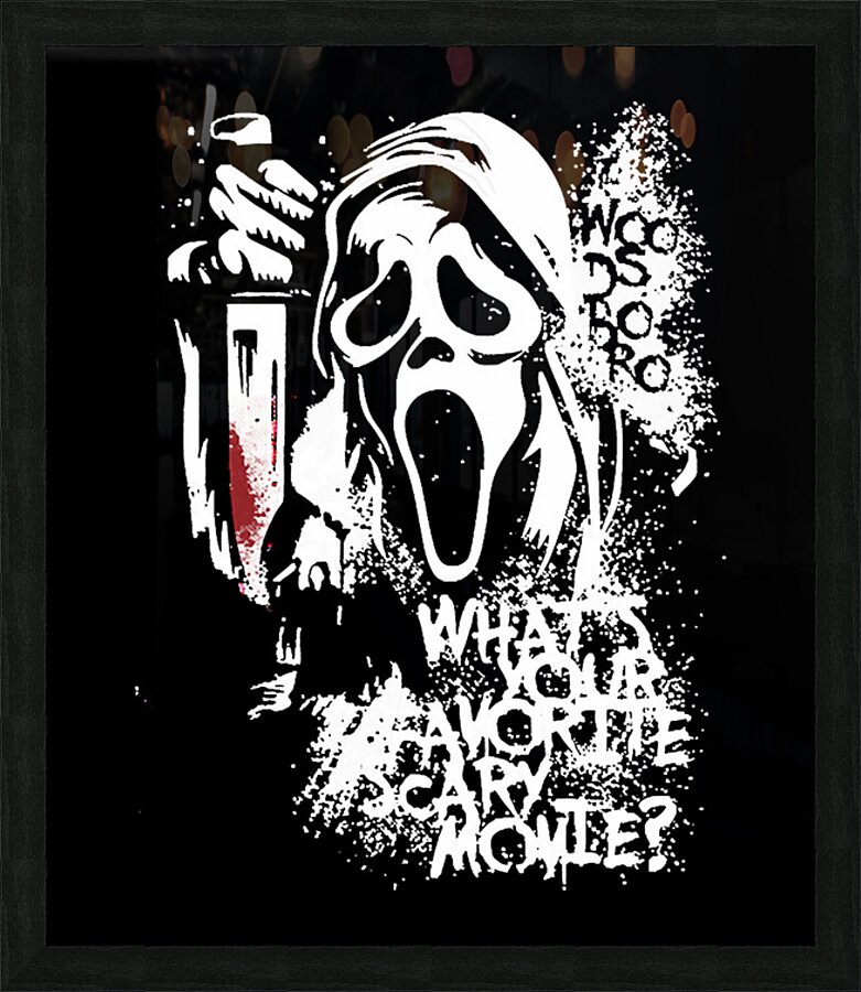 Scream 16 Picture Frame print