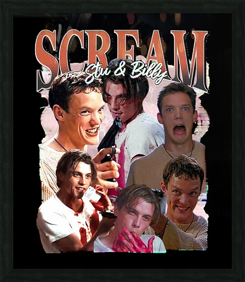 Scream 25 Picture Frame print
