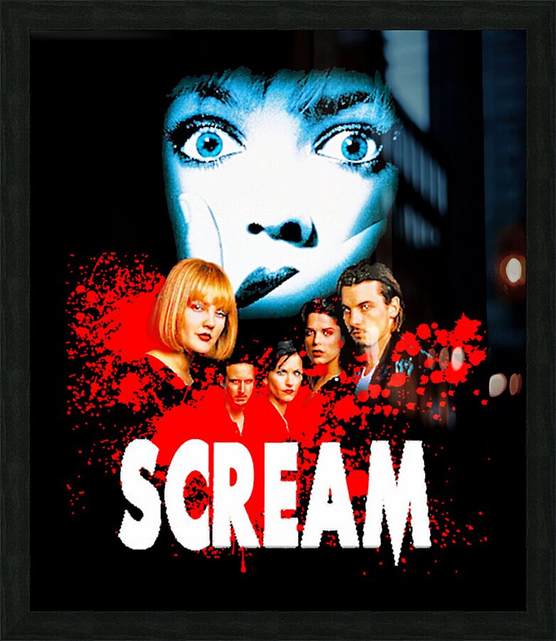 Scream 28 Picture Frame print