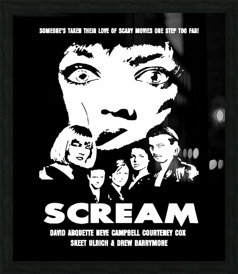 Scream 30 Picture Frame print