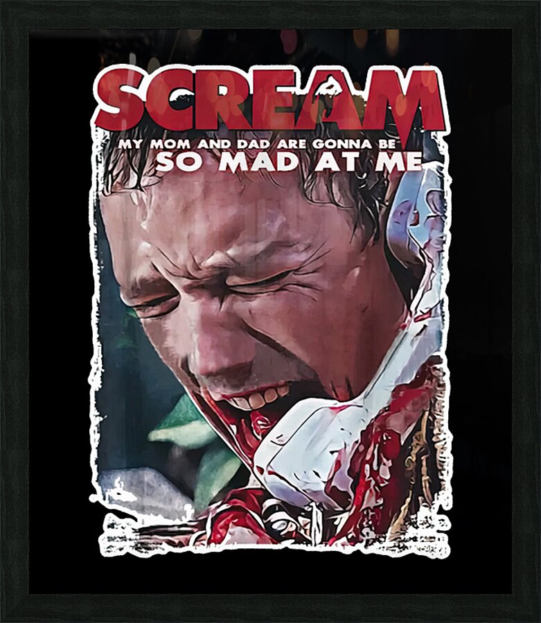 Scream 37 Picture Frame print
