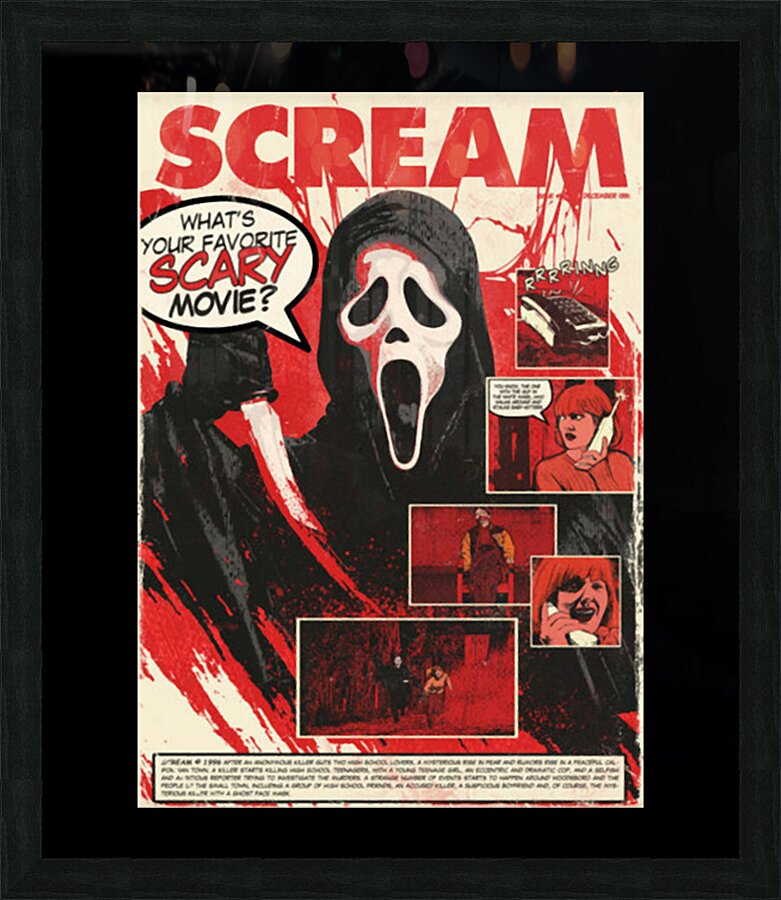 Scream 46 Picture Frame print