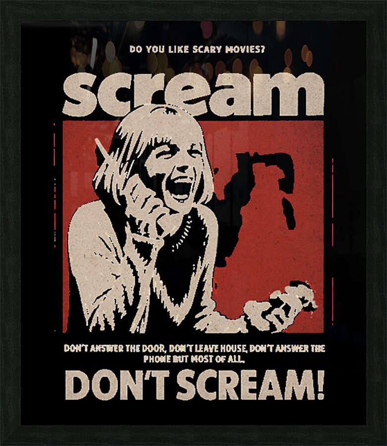 Scream 49 Picture Frame print