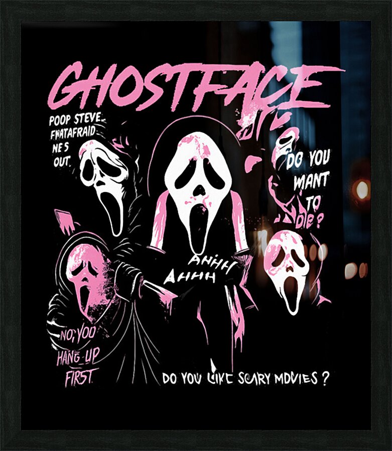 Scream 56 Picture Frame print