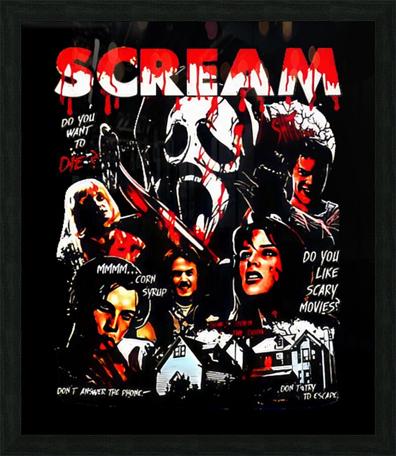 Scream 63 Picture Frame print