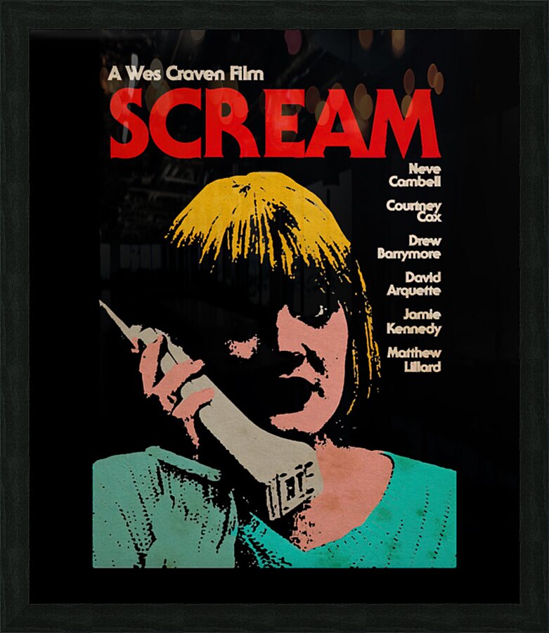 Scream 64 Picture Frame print