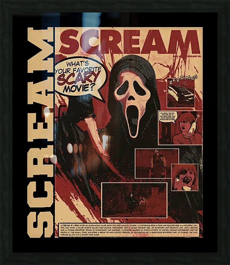 Scream 1 Picture Frame print
