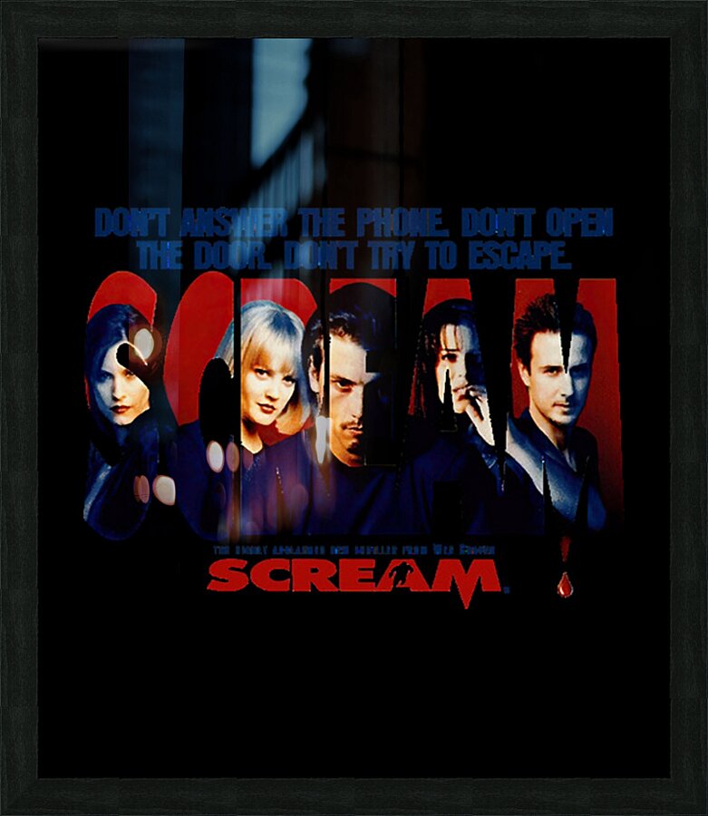 Scream 5 Picture Frame print