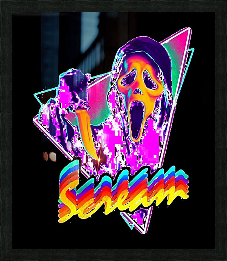 Scream 8 Picture Frame print