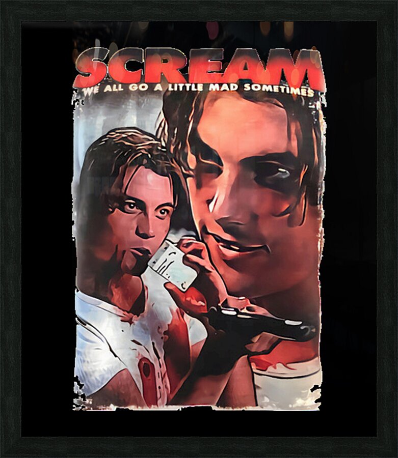 Scream 12 Picture Frame print