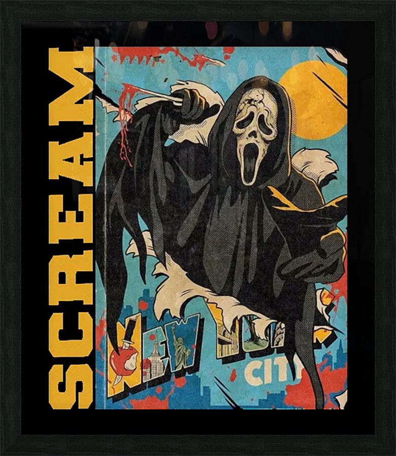 Scream 13 Picture Frame print