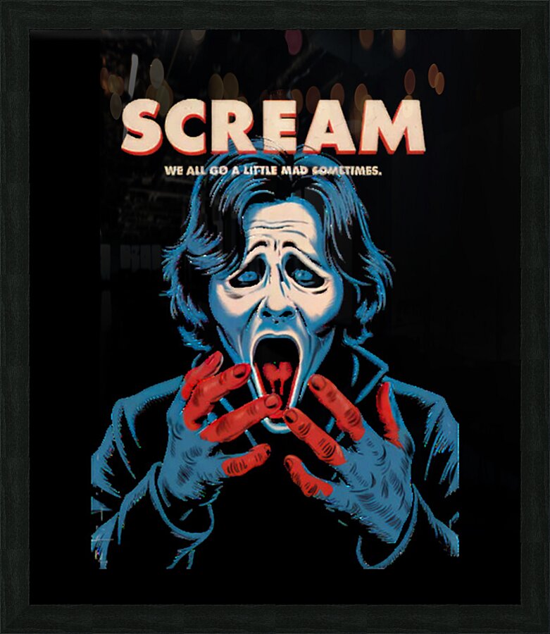 Scream 15 Picture Frame print