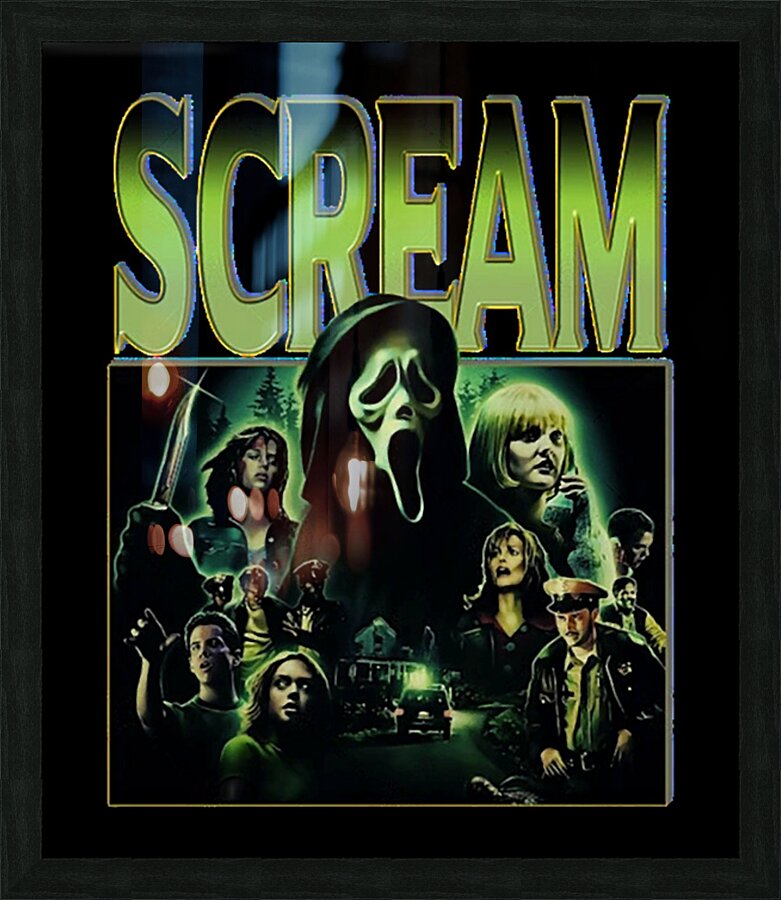 Scream 17 Picture Frame print