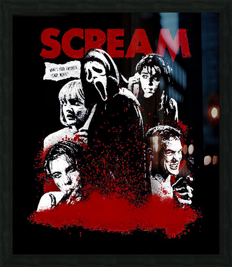 Scream 18 Picture Frame print