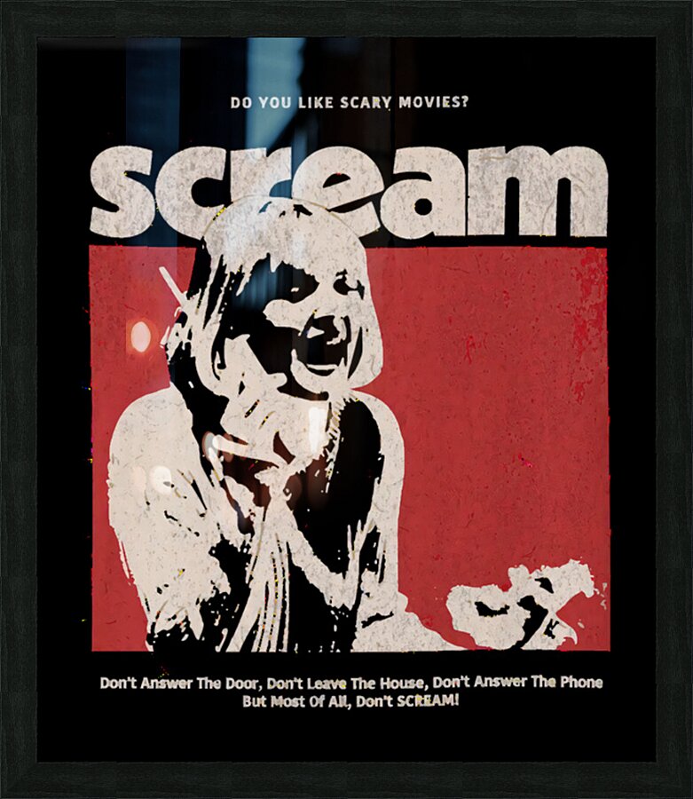 Scream 19 Picture Frame print