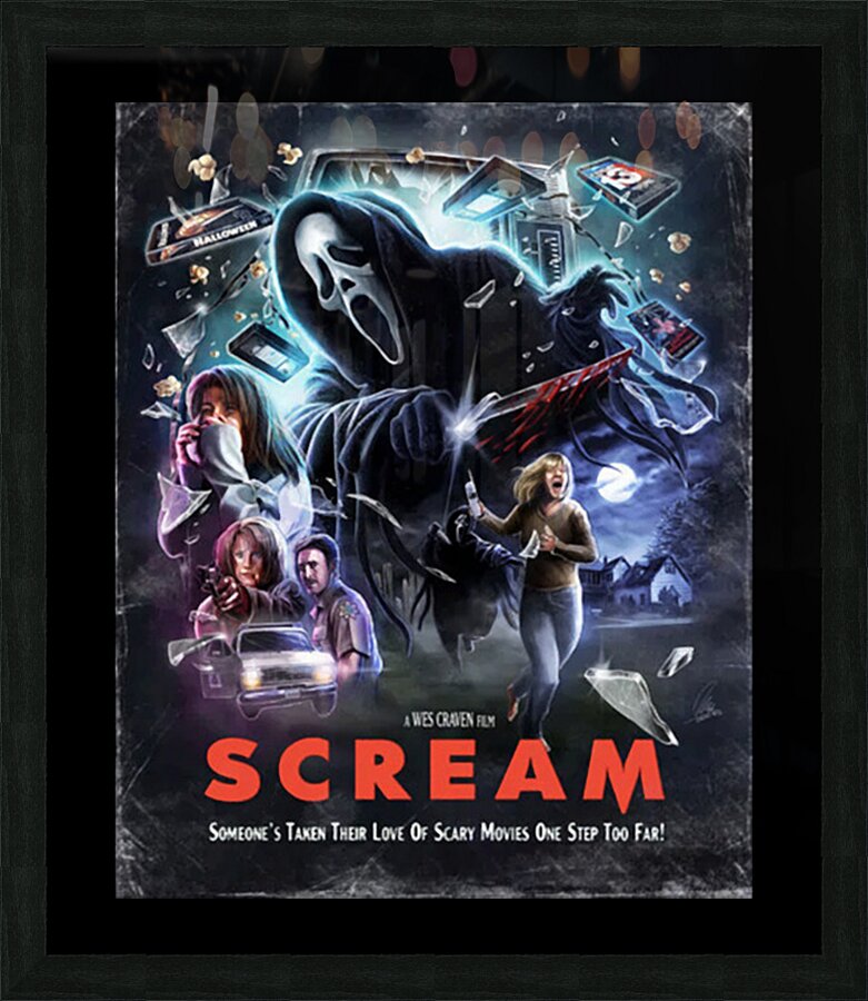 Scream 21 Picture Frame print
