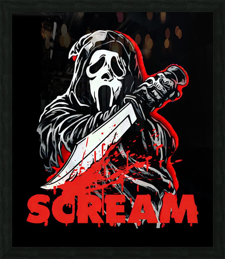 Scream 30 Picture Frame print