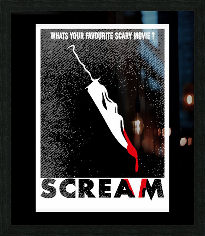 Scream 34 Picture Frame print