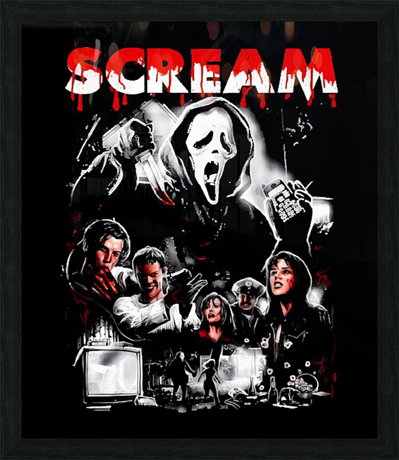 Scream 42 Picture Frame print