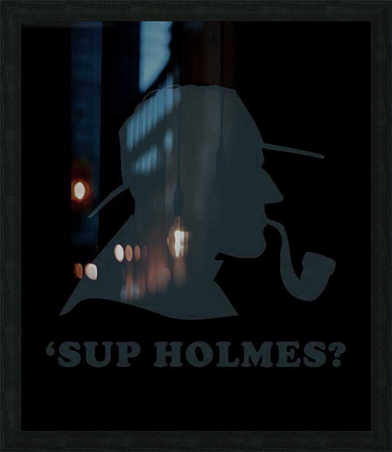 Sherlock Holmes 3 Picture Frame print
