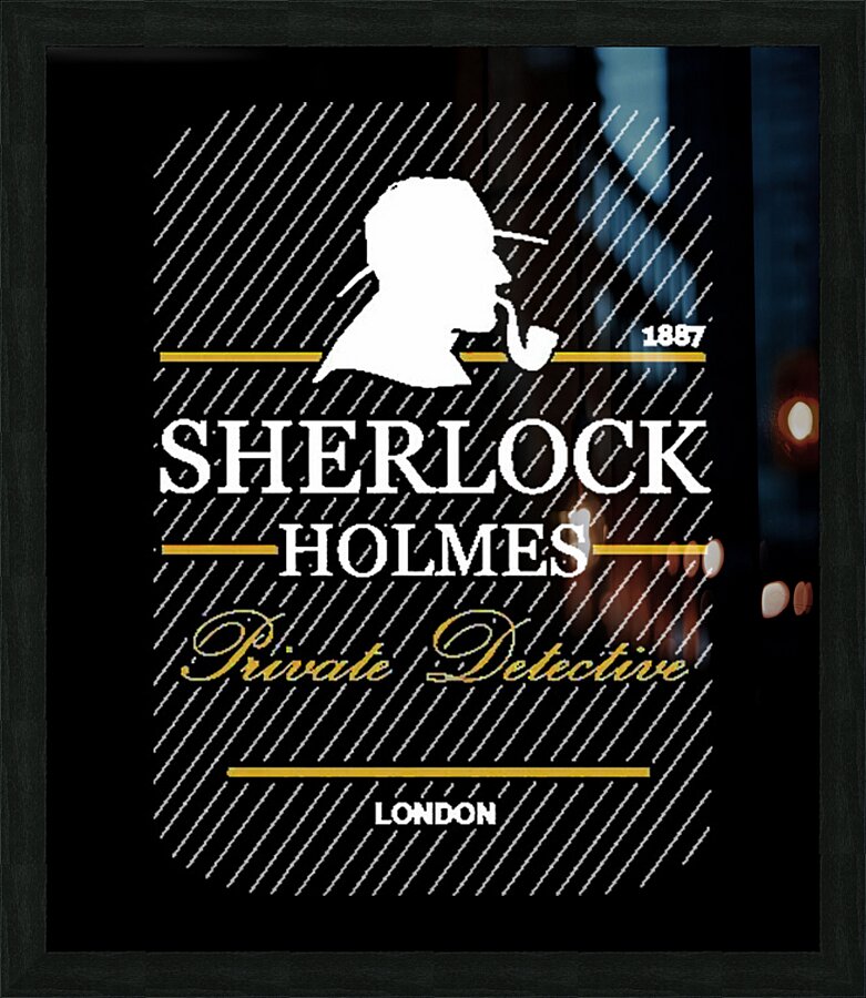 Sherlock Holmes 9 Picture Frame print